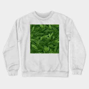 Green Leaves Pattern 8 Crewneck Sweatshirt